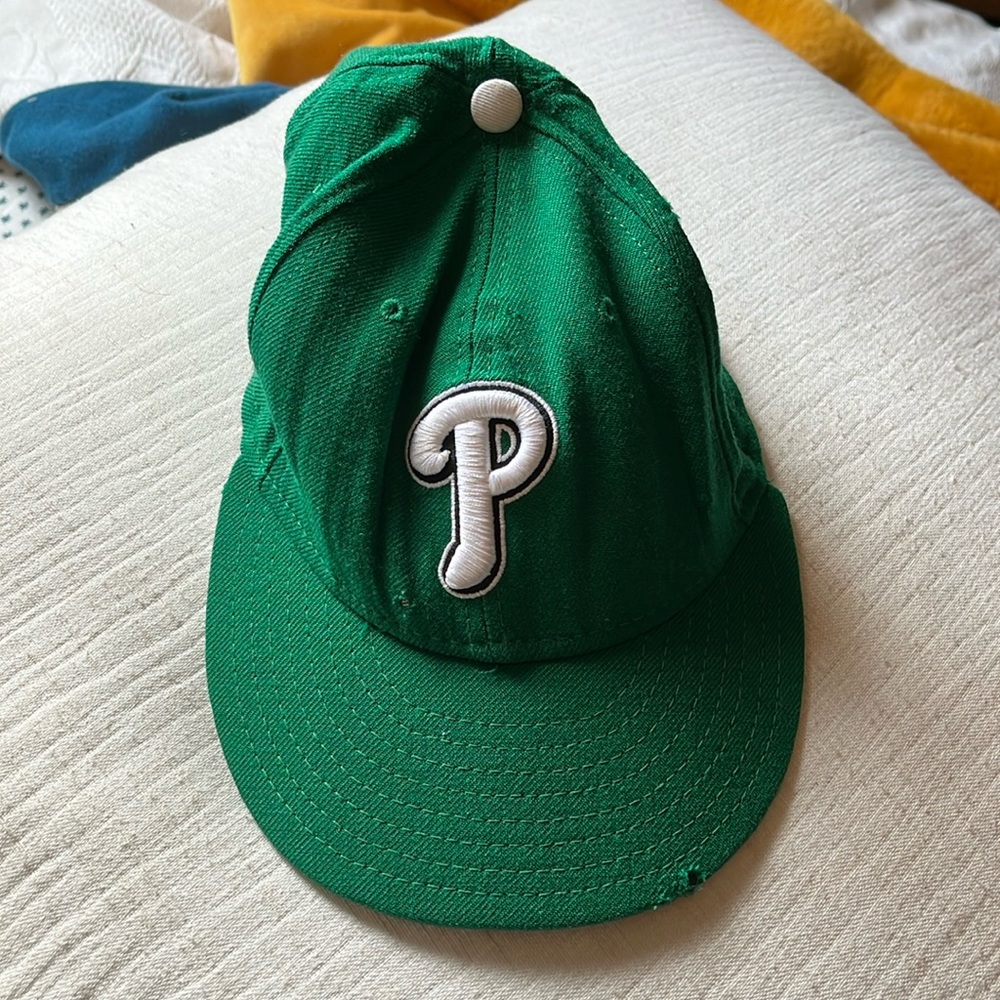 Philadelphia Phillies Hat 7 1/4 Kelly Green 59Fifty New Era MLB Fitted Cap